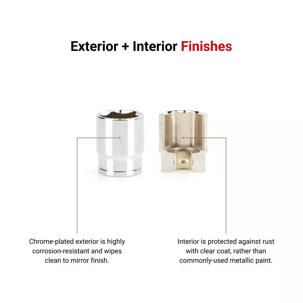 1/2 In. Drive 6-Point Socket Set (23-Piece)