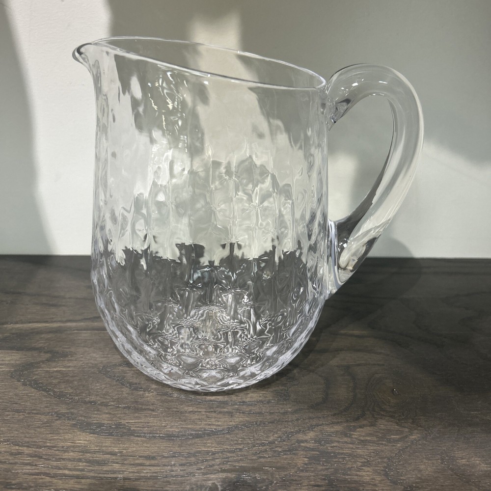 Mariposia Clear Pineapple Texture Pitcher