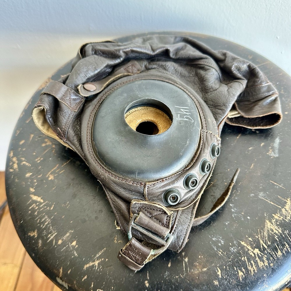 WWII Army Air Corps A-11 Flight Helmet Mint
