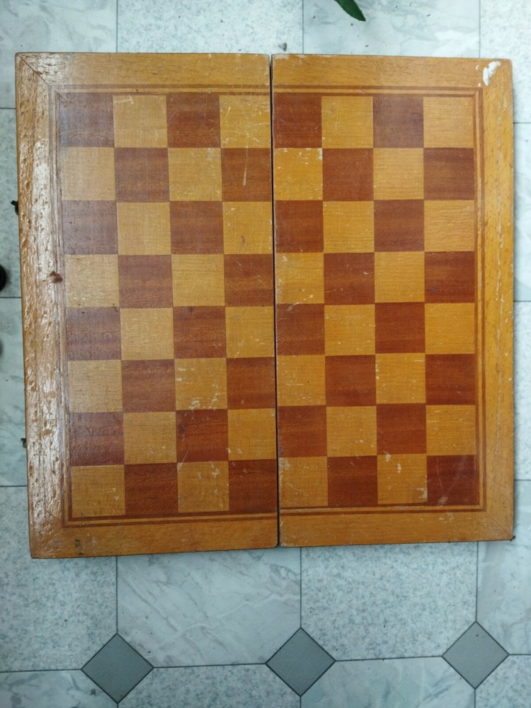 Vintage soviet old chess