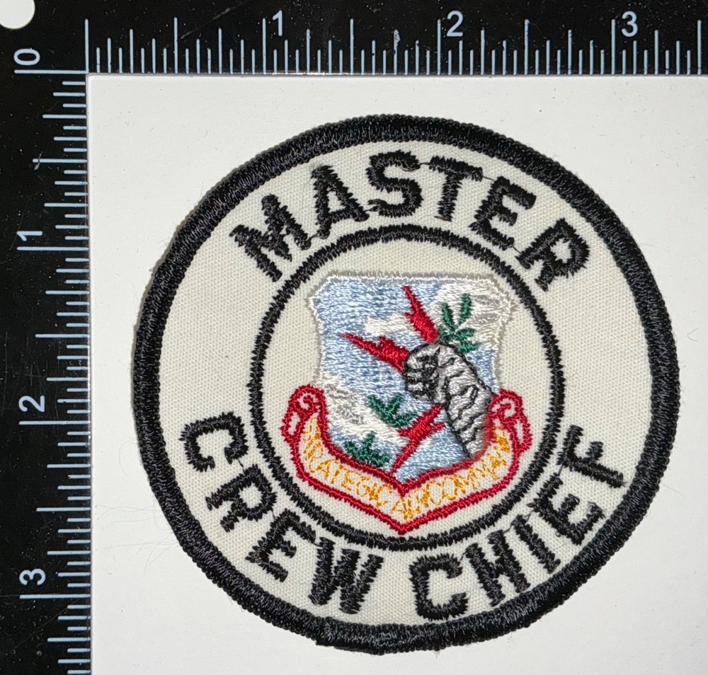 Cold War USAF US Air Force SAC Master Crew Chief Patch