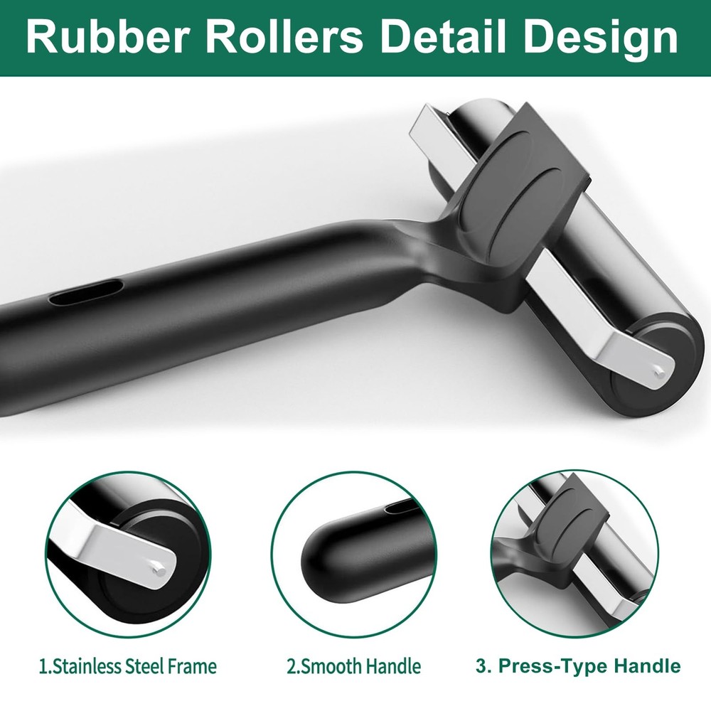 Soft Rubber Brayer Rollers for Crafting Brayer Rollers for Printmaking Brayer...