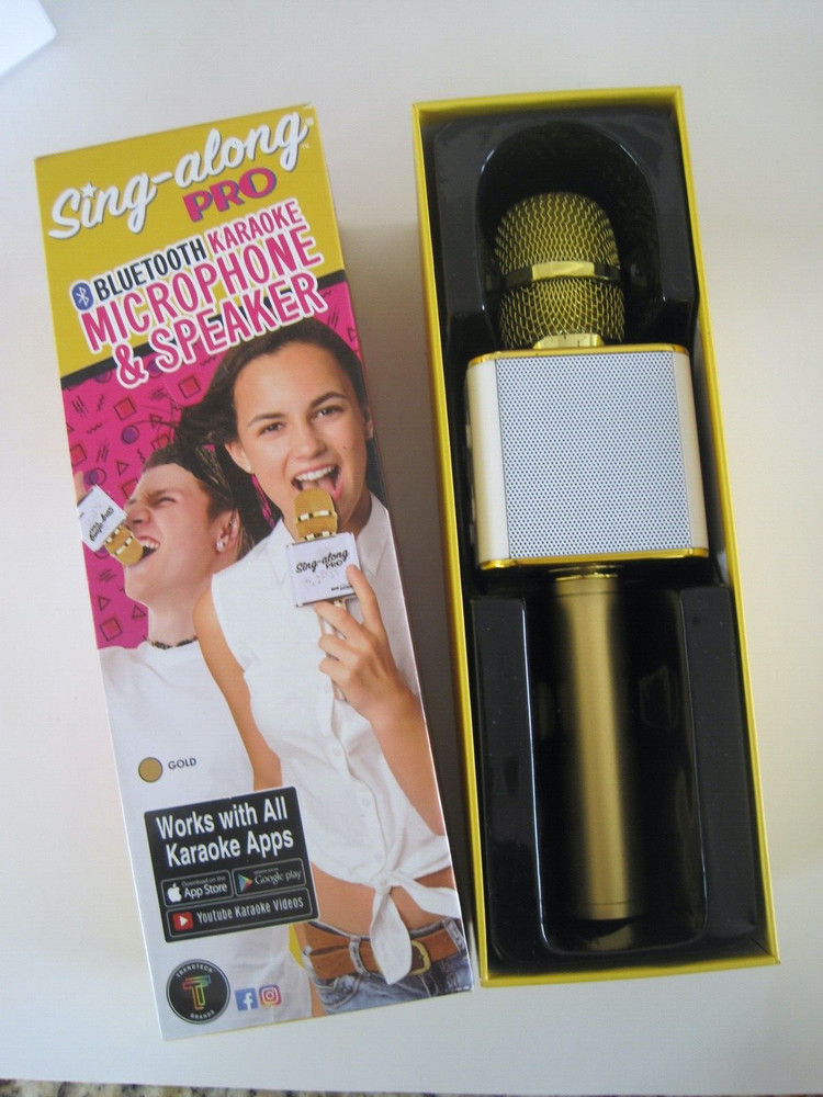 Sing - Along Bluetooth Karaoke Microphone And Speaker