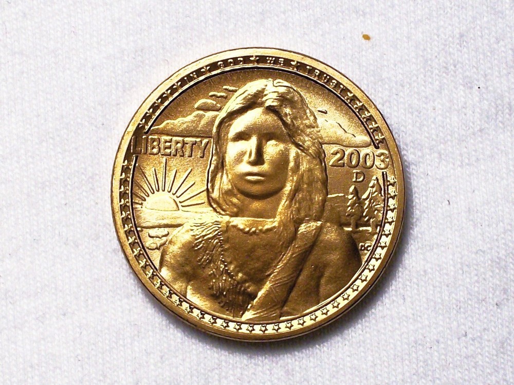 Daniel Carr - 2003 Sacagawea Dollar Prototype - Ornate Reverse, without Peace 