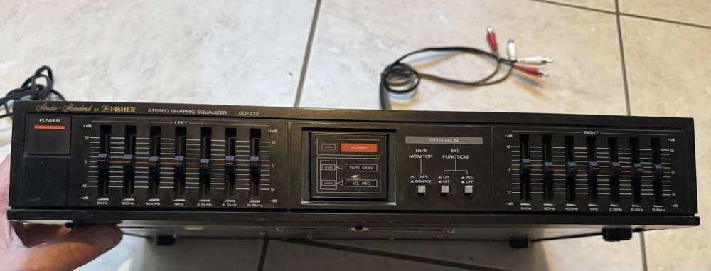 винтажный стереофонический графический эквалайзер Fisher EQ-272