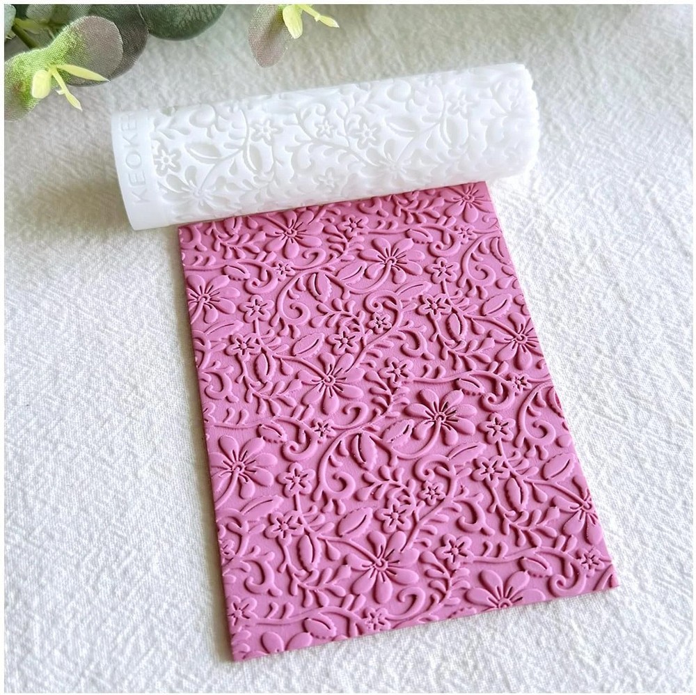 Polymer Clay Texture Roller, Polymer Clay Roller for Making Earrings, like Polym