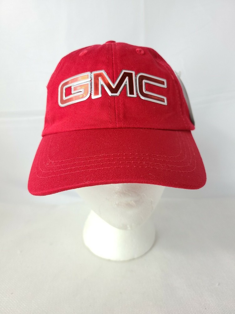 GMC Acadia Auto Baseball Strapback Red Ahead Cap Hat Headgear (P3) (GW)