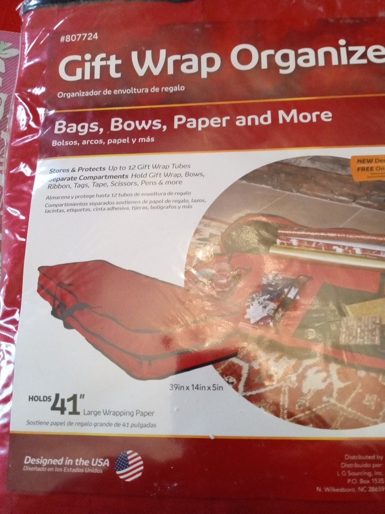 Gift Wrap Organizer