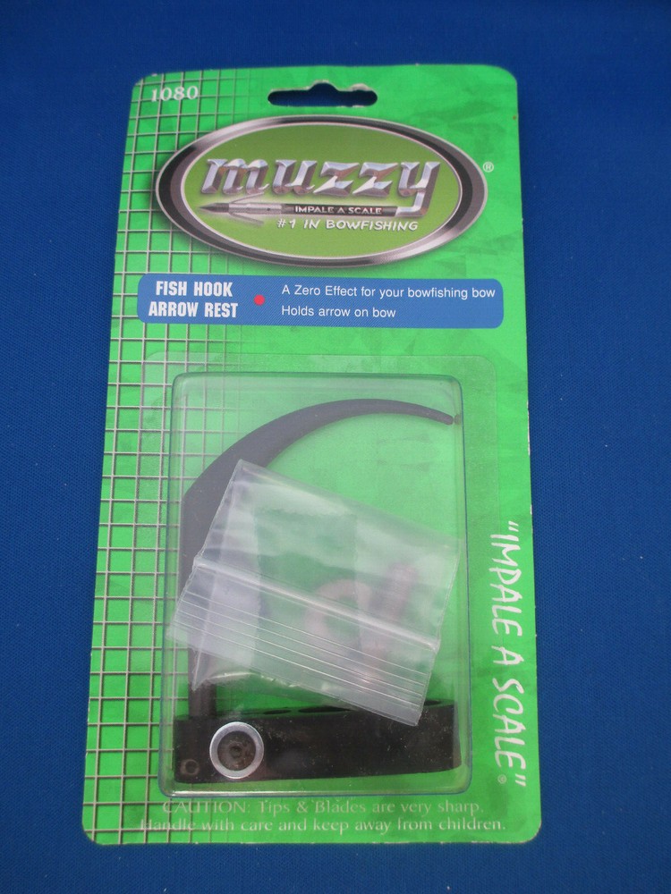 MUZZY - FISH HOOK ARROW REST - FISH WITH A BOW - ARCHERY BOW HUNTER