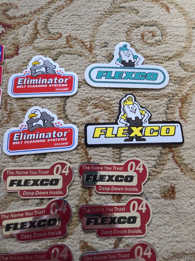 Coal Mining Flexco Sticker Decal Lot 44 total