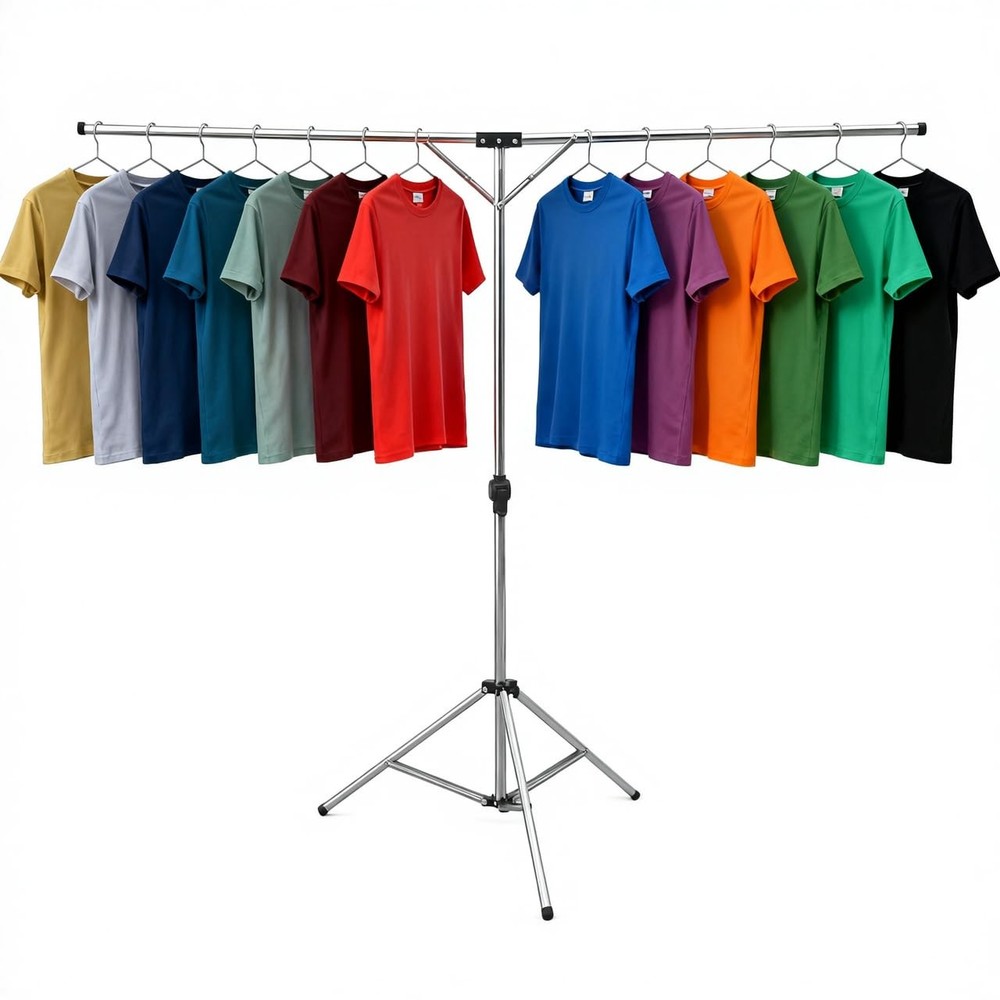 Foldable Portable Space Saving Clothes Drying Rack, Heavy Duty Stainless Stee...