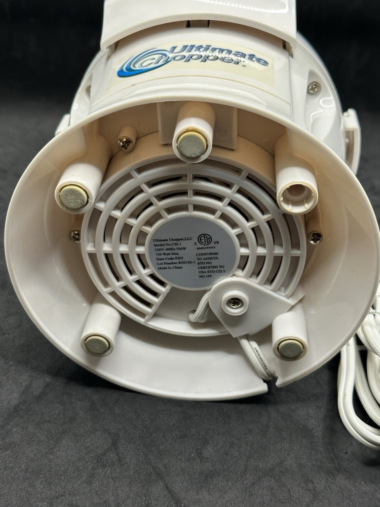 Ultimate Chopper Blender CH-1 500W Kitchen Food Processor Tested Clean