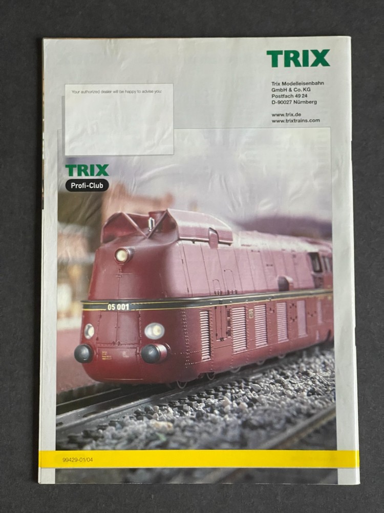 TRIX New Item Eisenbahn Catalog 2004 and 2005 - AS IS