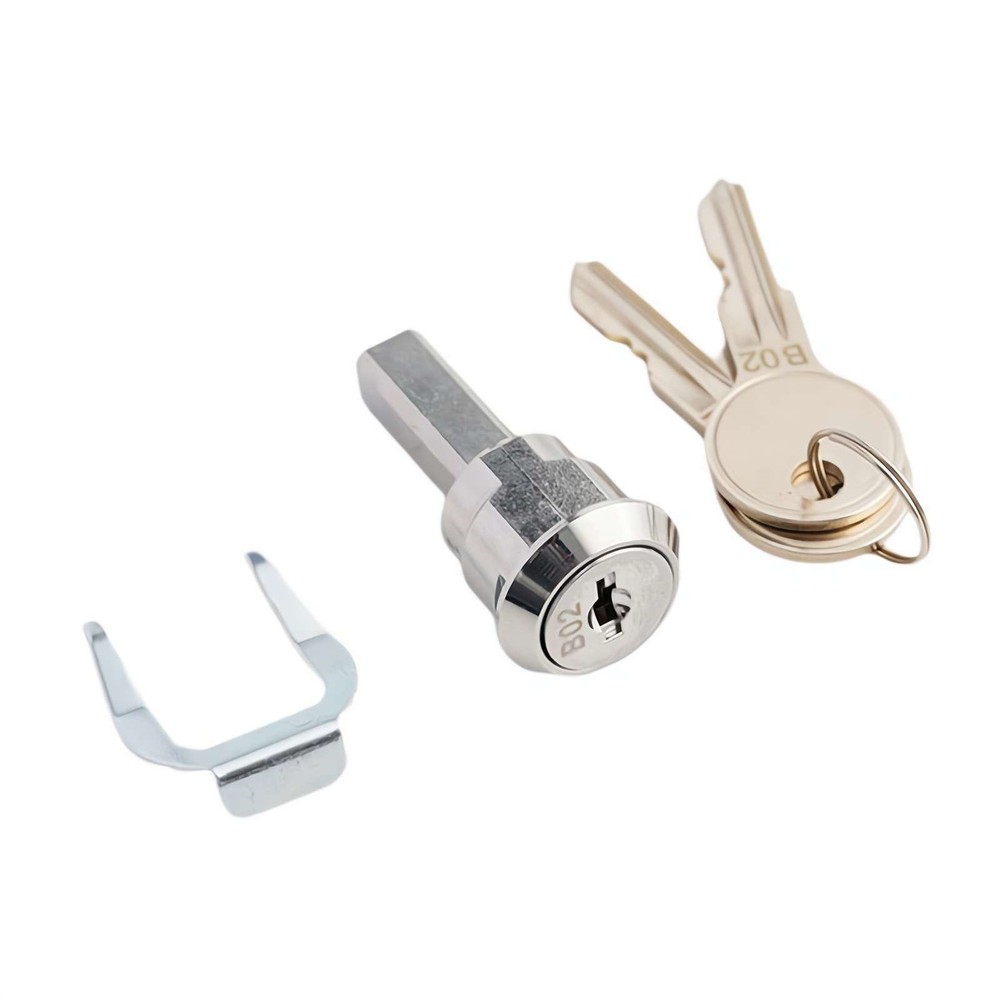 Silver Toolbox Lock For Cabinet Drawer Universal Maintenance Part Replacement