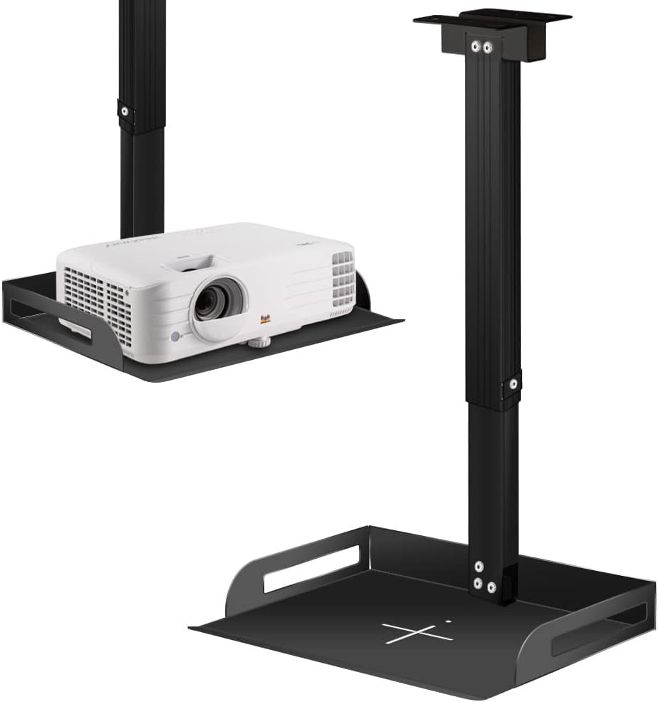 Universal Ceiling Mount with Tray for Projector/Camera,Wall/Ceiling Mounting, No