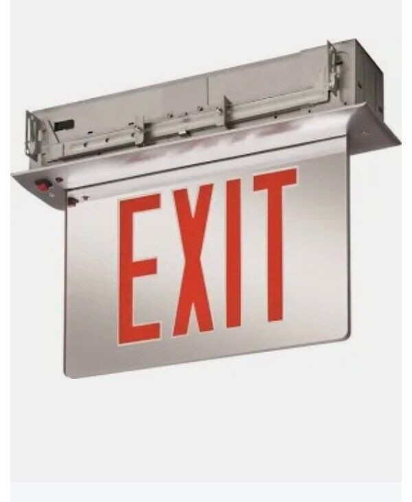 Lithonia Lighting Double Sided Recessed LED Exit Sign