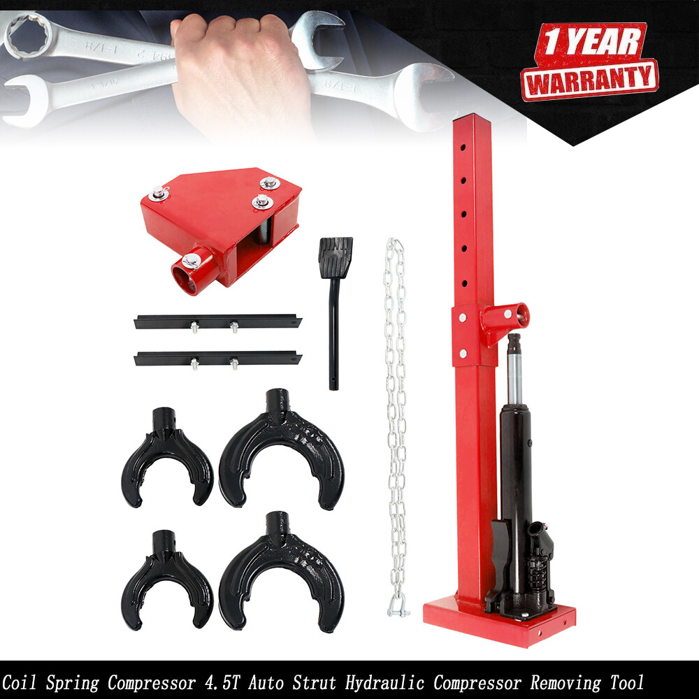Coil Spring Compressor 4.5T Auto Strut Hydraulic Compressor Removing Tool Red