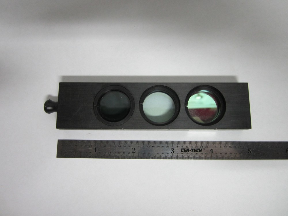 MICROSCOPE INTERFEROMETER WYKO VEECO PART SLIDE FILTER OPTICS BIN#F2-11