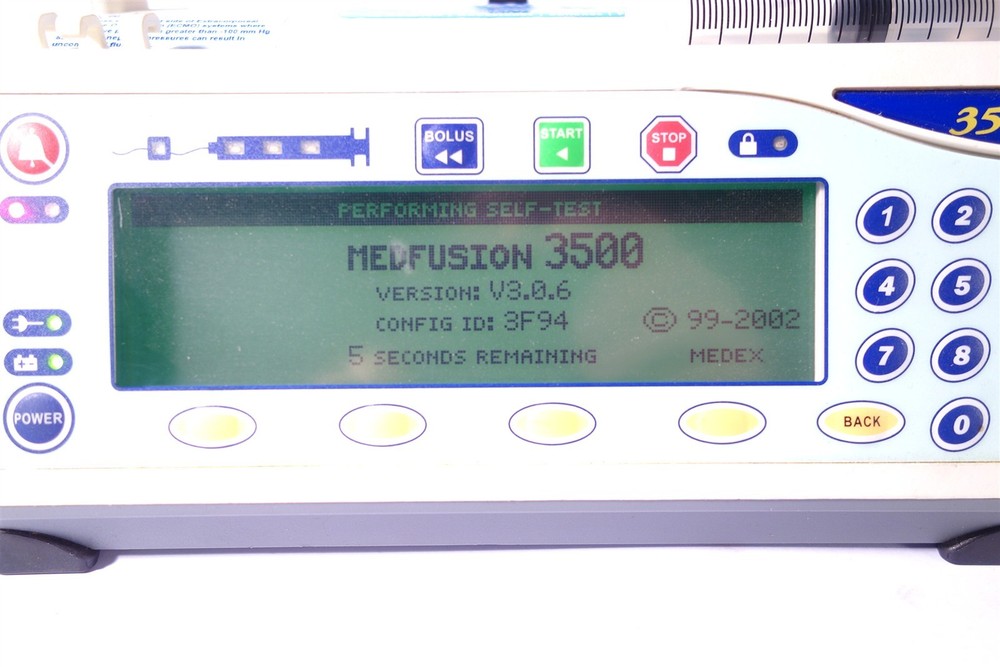 SMITHS Medfusion 3500 Pump - TESTED WORKING