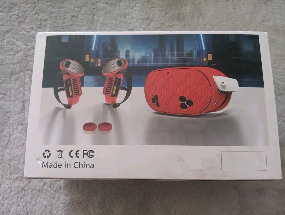 Silicone Protective Set For Quest 3S Red