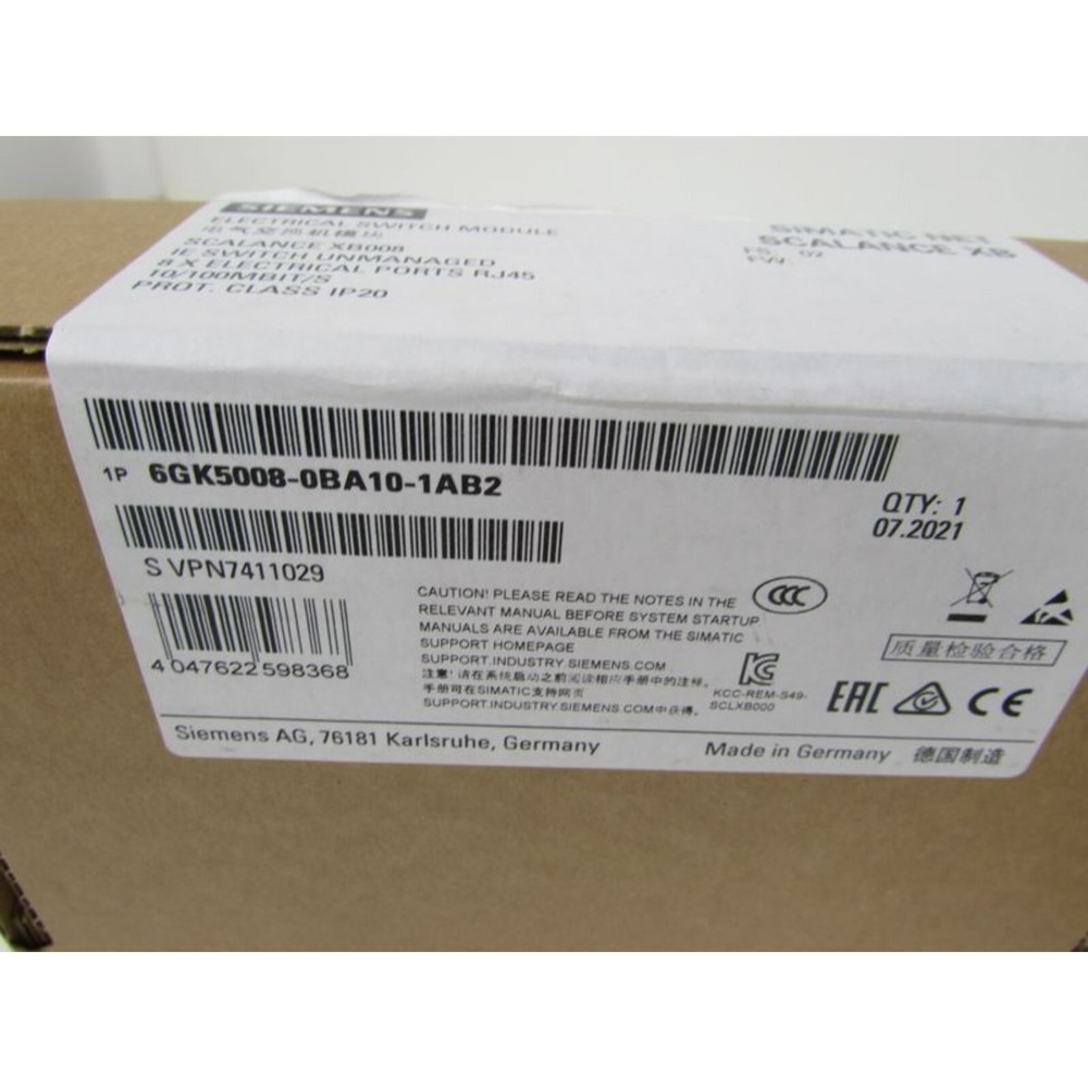 NEW SIEMENS 6GK5008-0BA10-1AB2 Industrial Ethernet Switch 6GK5 008-0BA10-1AB2
