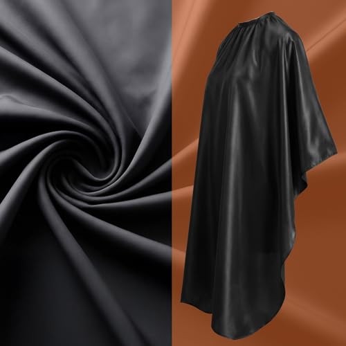 1-Pack Professional Hair Cutting Cape with Adjustable Snap Closure - Salon