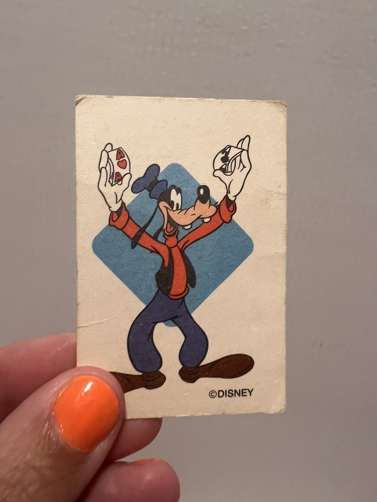 DISNEY MICKEY MOUSE Goofy Replacement Cards Set Disney Spin Around Game