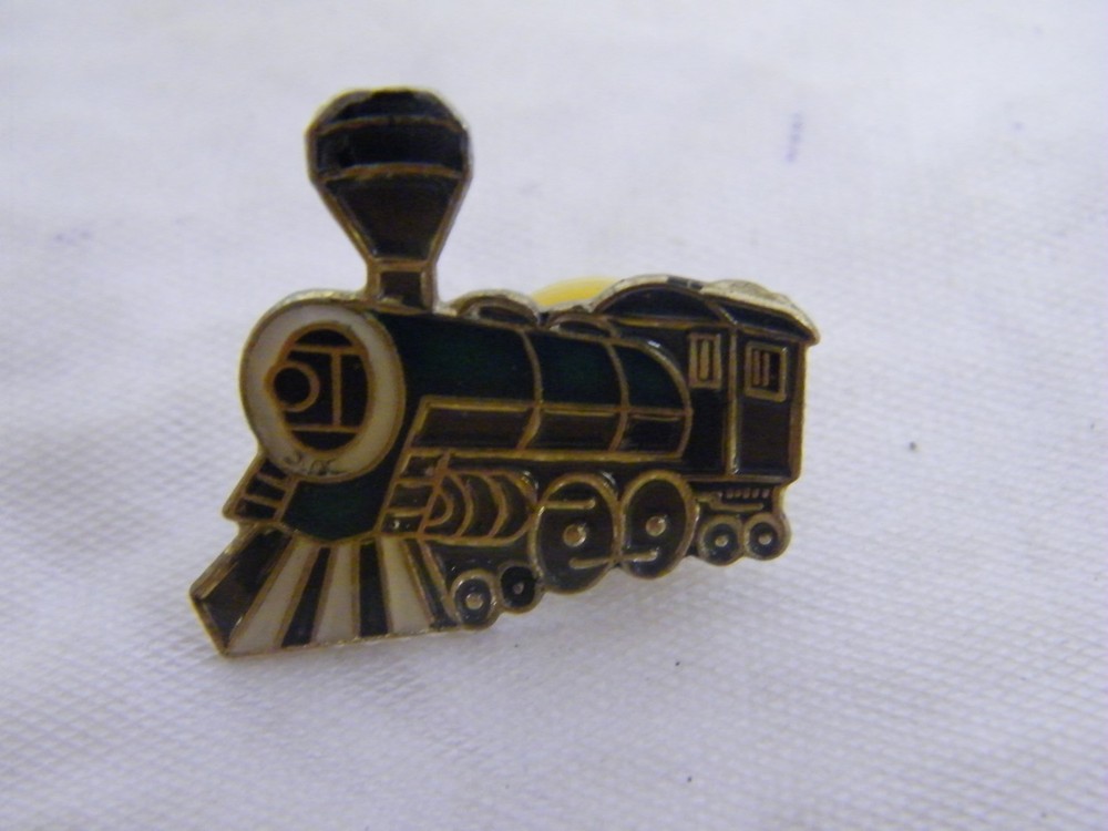 Vintage Train Hat Pin, Lapel Pin Pinback