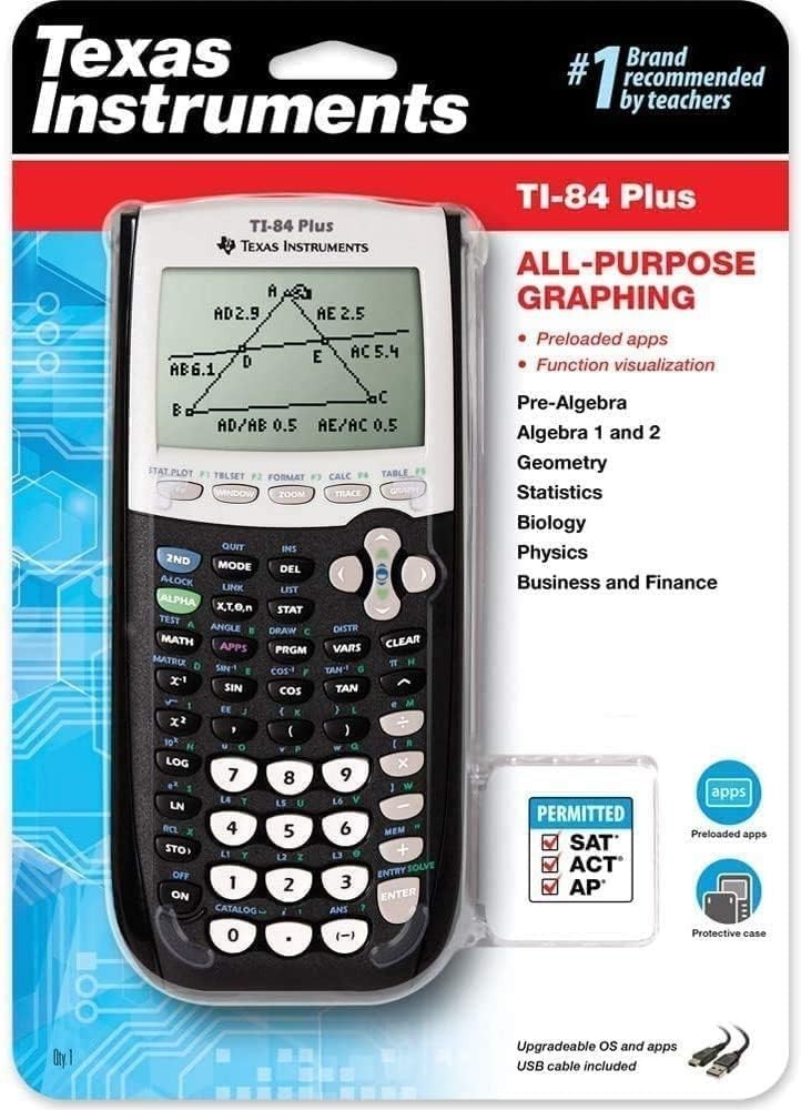 All-Purpose Graphing Calculator, Black