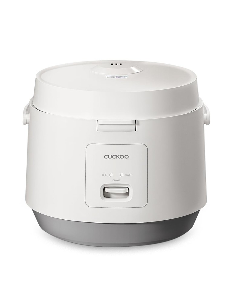 10Cup Rice Cooker, Large Capacity with Nonstick Pot, Auto Keep Warm, White