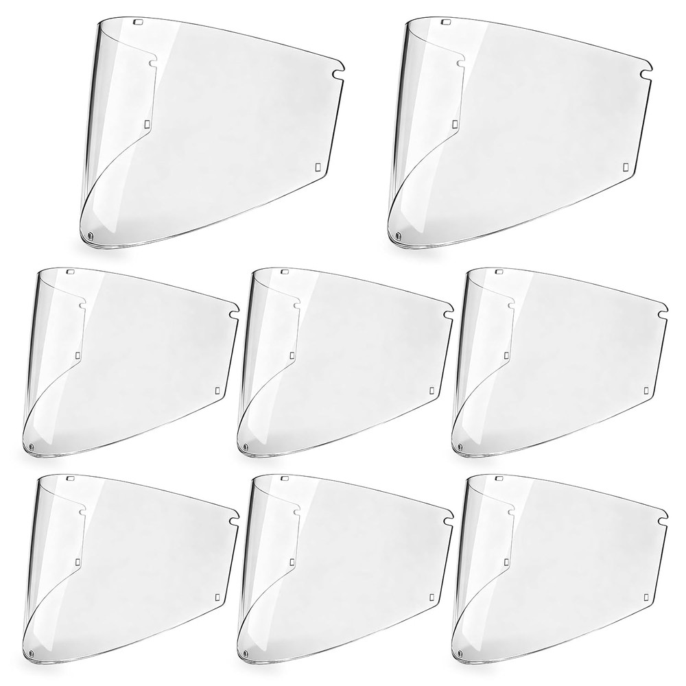 8 Pcs Face Shield Replacement Window for Jackson Safety MAXVIEW Premium Face Shi