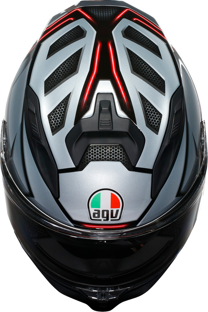 AGV K7 Helmet - Jaeger - Black/Silver - Medium 2118399004-005-M
