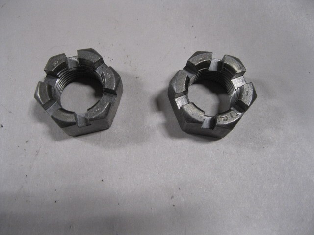 (2) 3/4-16 Slotted Hex Castle Nut 3/4x16 Fine Thread