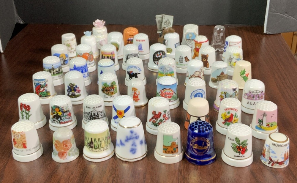 Lot of 52 Thimbles
