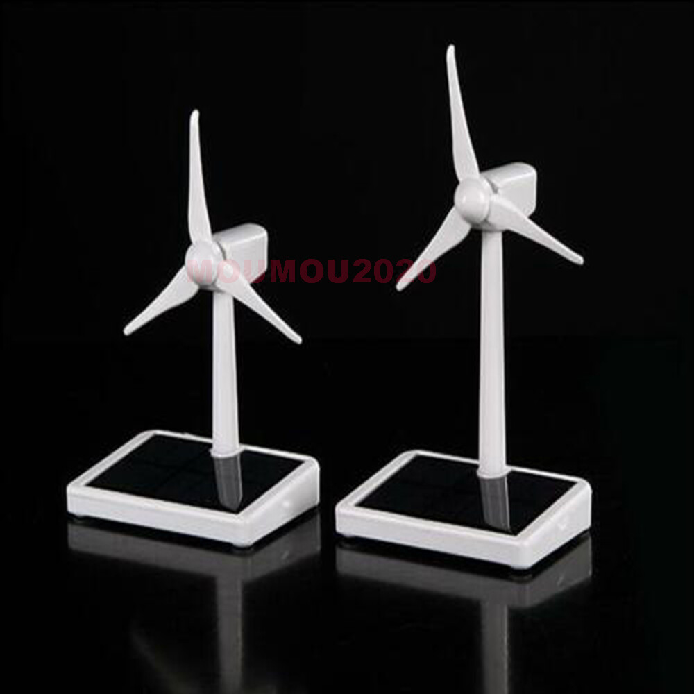 Mini Wind Turbine Generator Model Solar Wind Power Windmill Educational DIY Mode