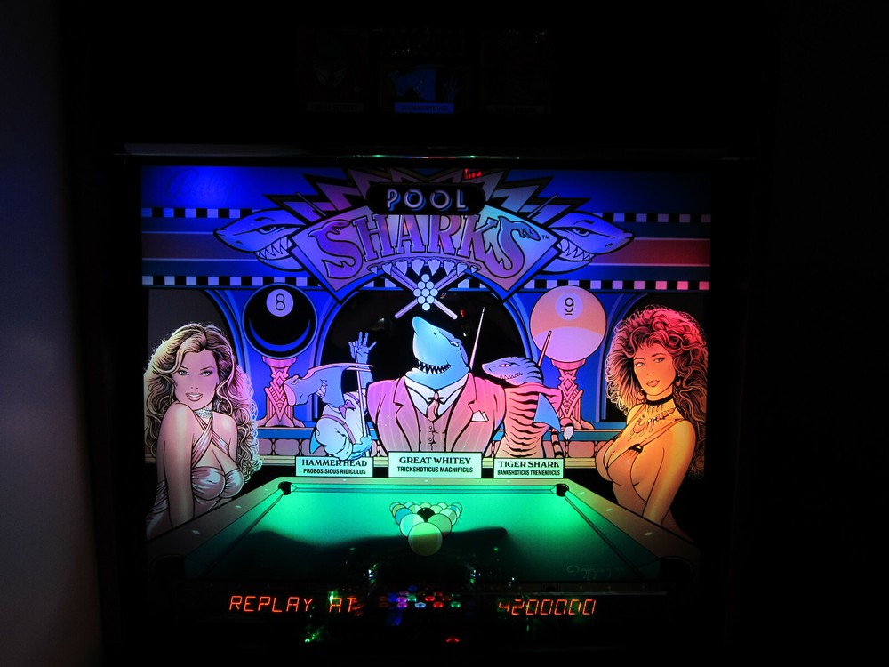 POOL SHARKS Pinball LED Lighting Kit custom SUPER BRIGHT KIT