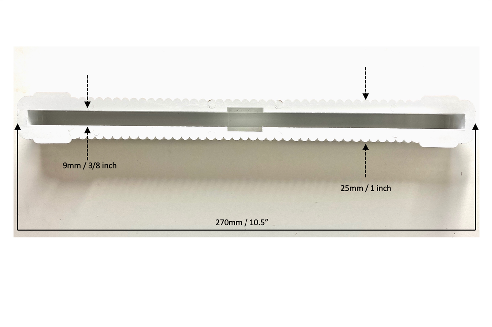 Longboard 10.5" Surfboard Fin Box / 1 or 5 Packs