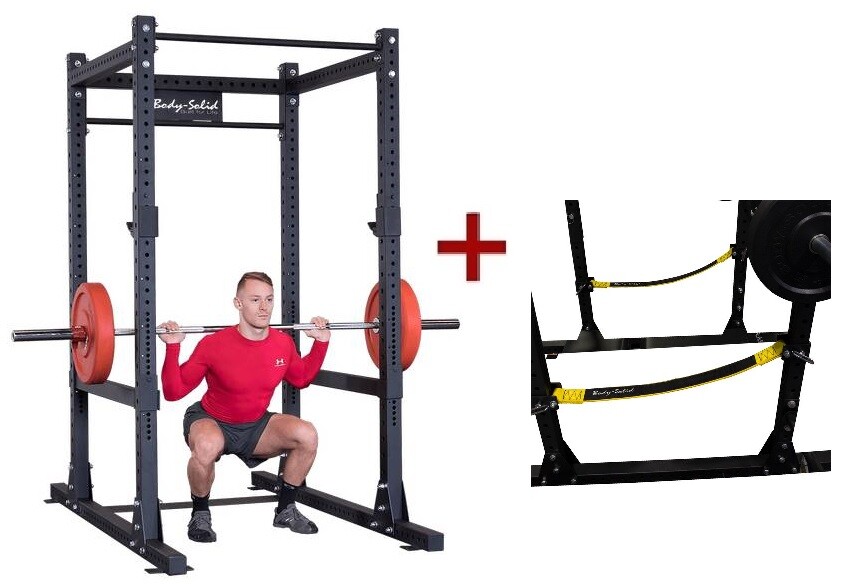 Body-Solid SPR1000SS Commercial Power Rack w/Power Rack Strap Safeties (New)