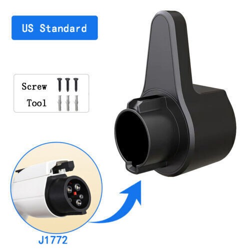 1PC EV Charger Plug Holder Wall Mount Bracket Socket For Electric Car Charging