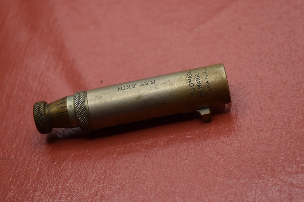 Antique P.J. O'Hare 1903 Springfield Micrometer Adjuster Tool signed