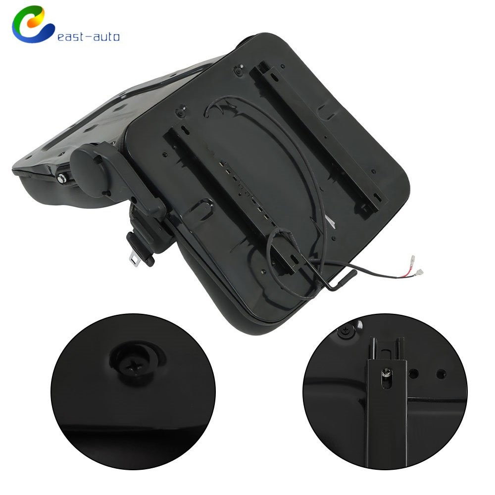 Fold Down Tractor Seat Adjustable Back & Seatbelt Universal Forklift Seat