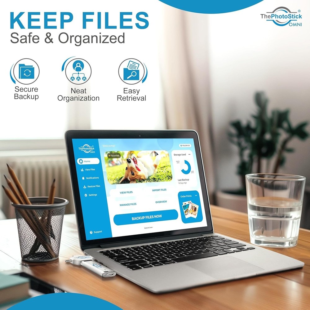 Omni 64GB USB Flash Drive, Multiport Backup