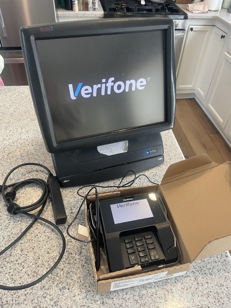 Verifone Ruby 2 & Ruby Ci Complete System Tested Working Point of Sale System