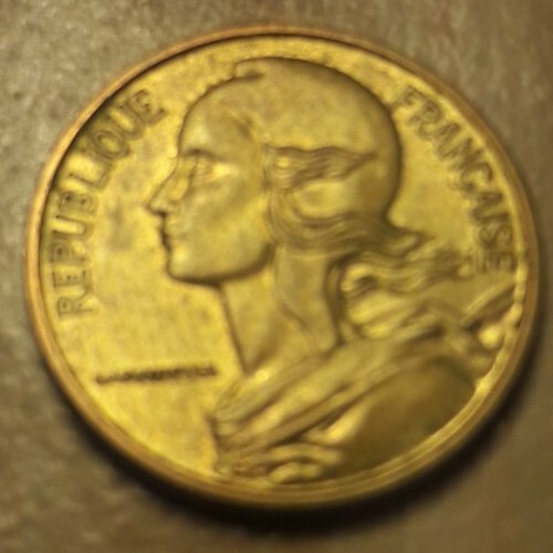 French 5 Centimes 1966
