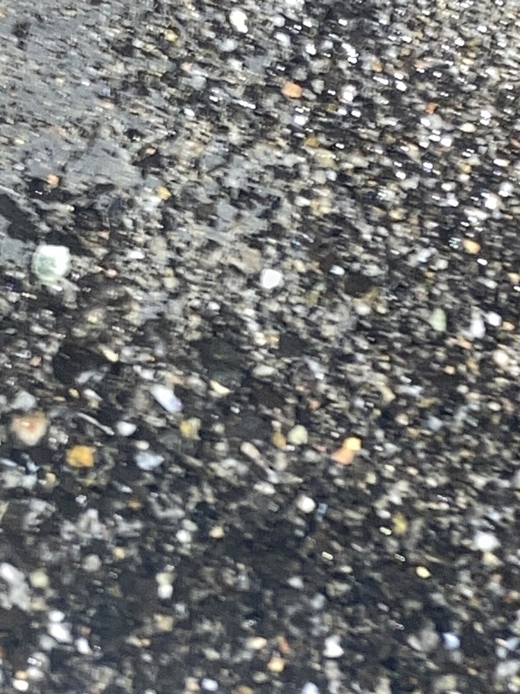 Gold Crystalline With Black And White Crystalline