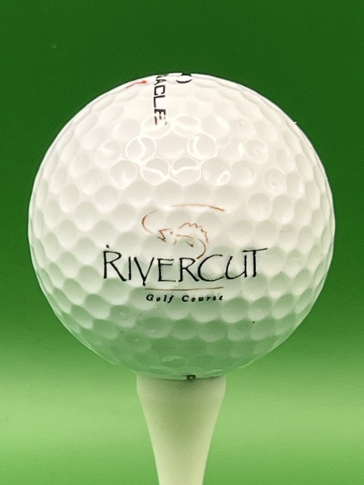 Rivercut Golf Course Logo (Springfield Mo) Pinnacle 1 Power Core Golf Ball