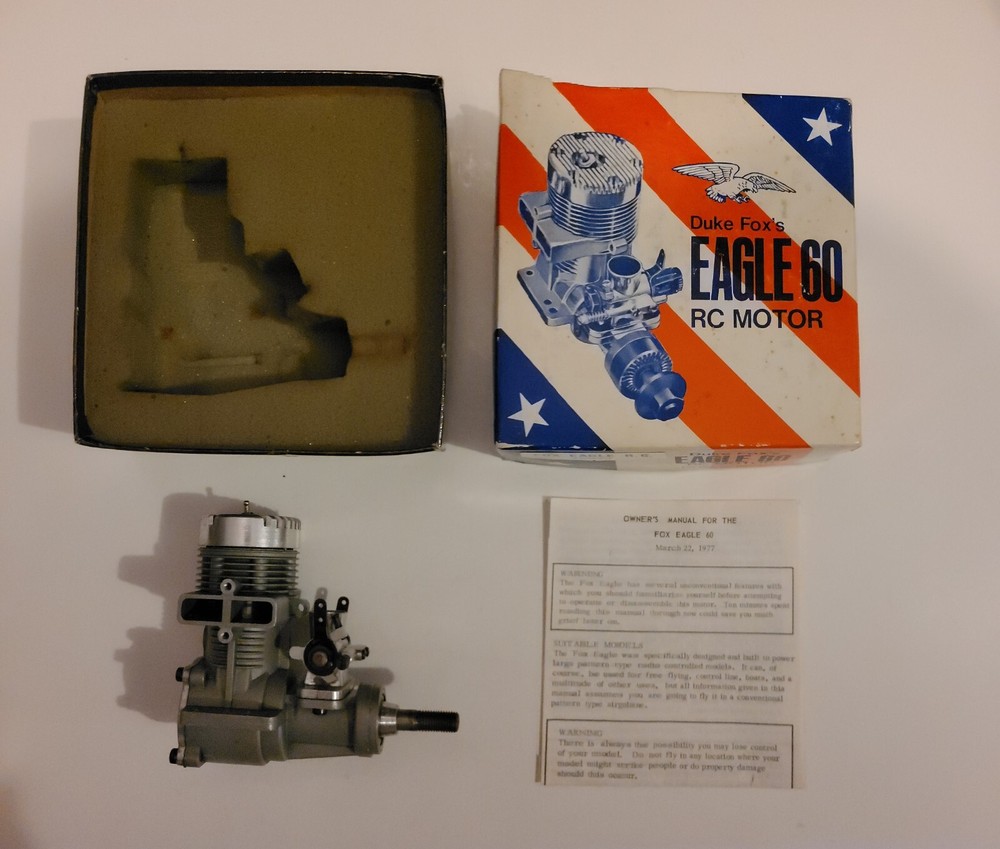 FOX Engine - Duke Fox's Eagle 60 RC Motor - New
