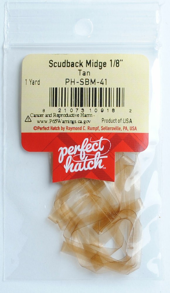 Perfect Hatch Scudback Midge 1/8" for Fly Tying
