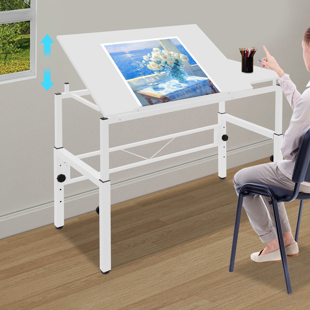 Craft Table Drawing Table Adjustable Drafting Table Art Desk Artist Drawing Desk