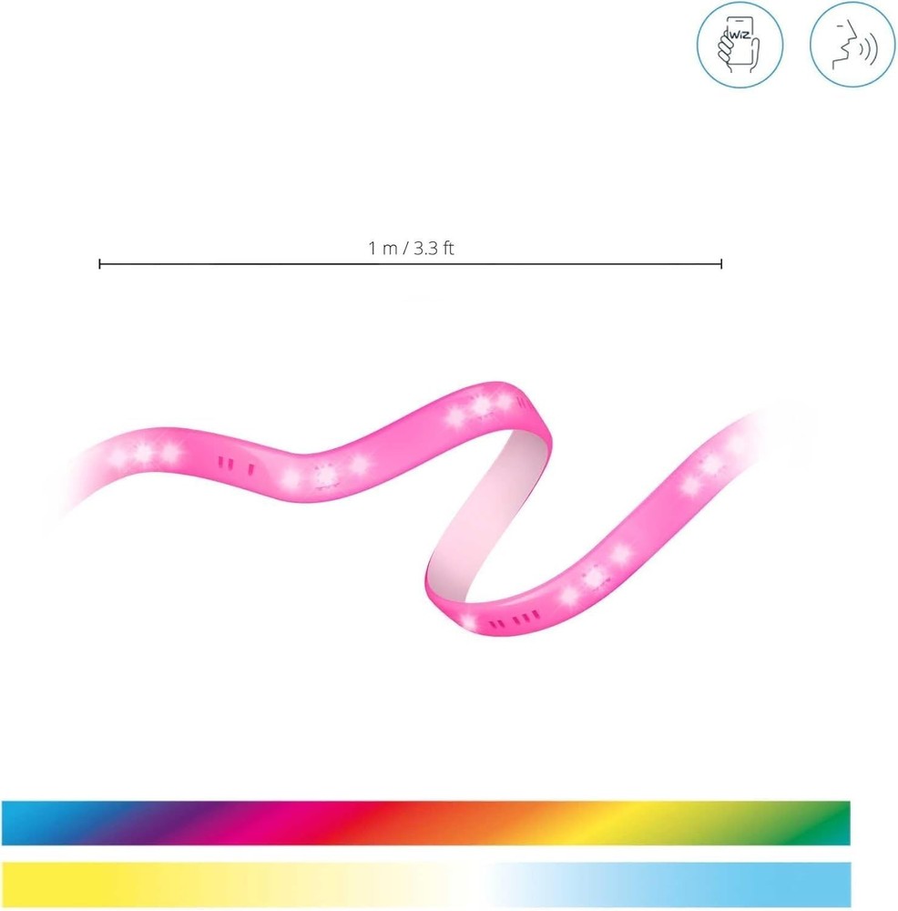 WiZ SMART LED STRIP EXTENSION Multicolor - 1 meter/3.28FTb